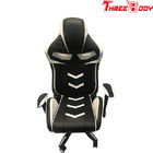 Chaise noire et blanche commerciale de jeu, chaise de bureau de emballage légère de Seat