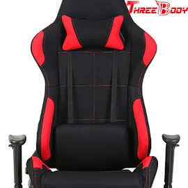 Chine Chaise confortable de chaise de jeu au-dessous de 100, rouge et noire faite sur commande de bureau pour le jeu usine