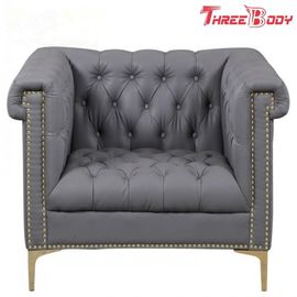 Chaise moderne de loisirs de sofa de couverture de cuir de meubles d'hôtel de lobby de bureau de douane