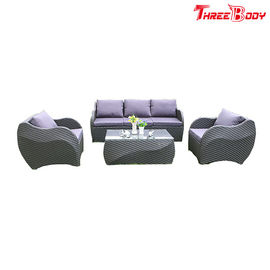 Chine Sofa extérieur de FurnitureRattan de salon de jardin, protection UV de meubles extérieurs modernes usine