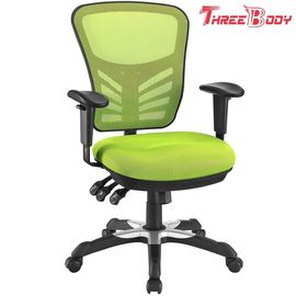 Chaise ergonomique verte de bureau de maille, chaise de bureau arrière de maille de jeu d'ordinateur