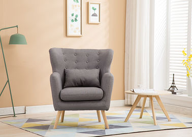 Chine Sofa moderne gris-foncé de tissu de Seater de meubles contemporains simples de chambre à coucher usine