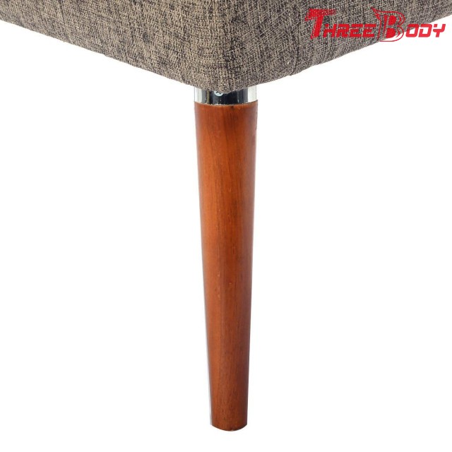 Jambe en bois d'hôtel de meubles de chaise longue confortable moderne commerciale de café