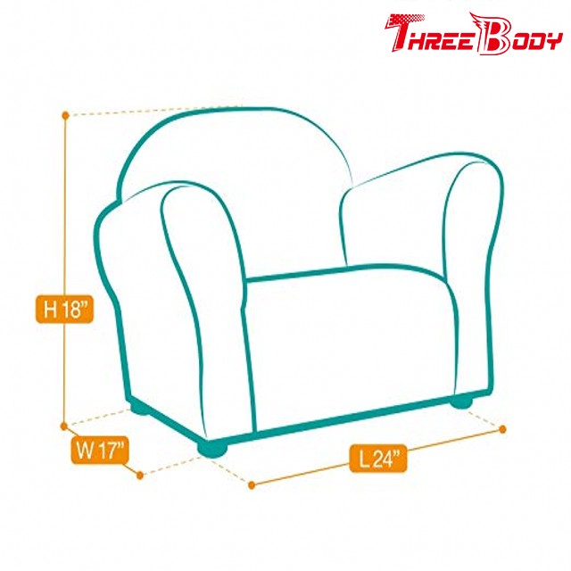 La chaise moderne de sofa d'enfant en bas âge de Brown, contemporain de chaise de chambre à coucher de garçons badine des meubles