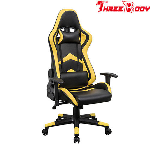 Emballage de l'appui lombaire d'unité centrale de style de cuir de bureau de jeu de chaise de style d'appui-tête ergonomique haut arrière de chaise pivotante