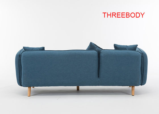 Durable Modern Living Room Furniture Comfortable Fabric Sofa Wooden Frame Structure