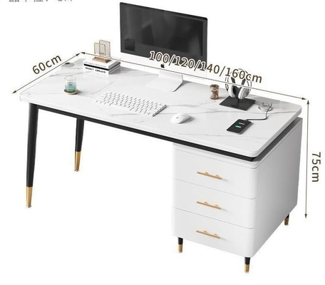 Modern Simple Slate  Desktop/Computer Desk & Student Study Desk