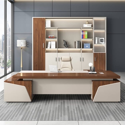 Simple Modern Atmospheric President Boss Executive Manager Office Desk And Chair Combination