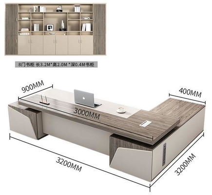 Simple Modern Atmospheric President Boss Executive Manager Office Desk And Chair Combination