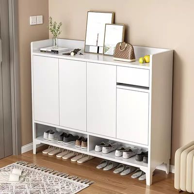 Simple Modern Large Capacity Door Lock Shoe Storage Cabinet For Home Entrance, Home Exterior Door, Elevator Aisle