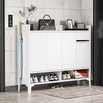 Cabinet de rangement de chaussures à porte simple moderne de grande capacité pour l'entrée de la maison, la porte extérieure de la maison, l'allée de l'ascenseur