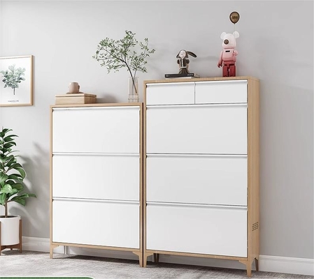 Étagère de chaussures en acier de grande capacité simple à plusieurs couches pour l'entrée de la maison, la porte extérieure, l'allée de l'ascenseur